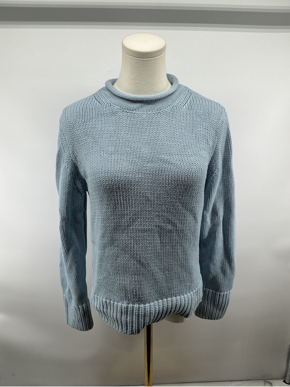100% Organic Cotton Roll Neck Sweater